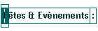Ftes & Evnements :