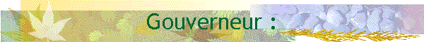 Gouverneur :